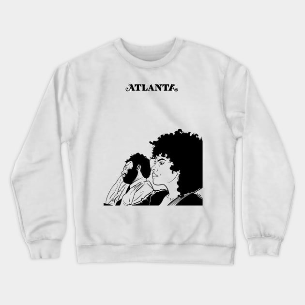 Atlanta Couple Crewneck Sweatshirt by IgorFrederico